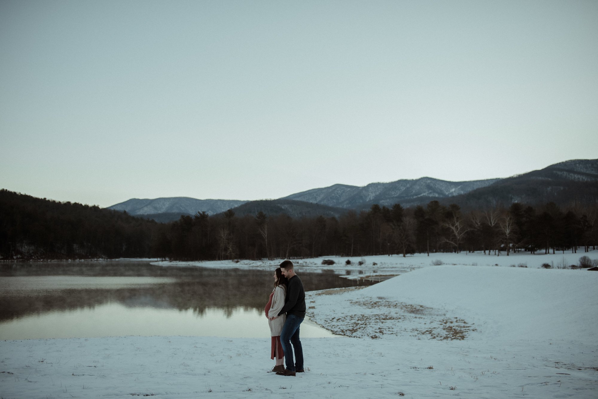 Shenandoah National Park Maternity Session - Virginia Lake Maternity - Winter Maternity Inspiration - White Sails Creative Photography_34.jpg