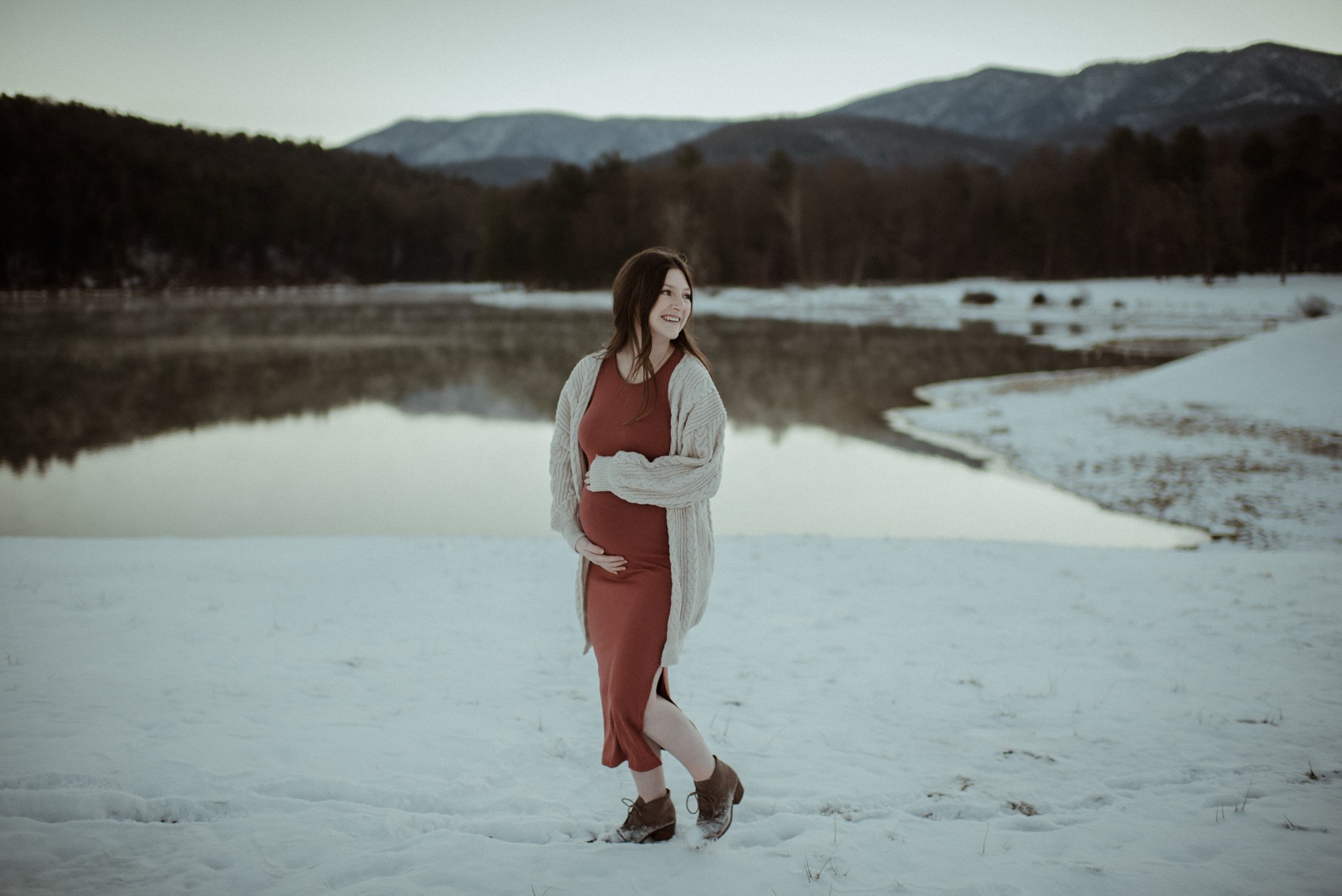 Shenandoah National Park Maternity Session - Virginia Lake Maternity - Winter Maternity Inspiration - White Sails Creative Photography_46.jpg