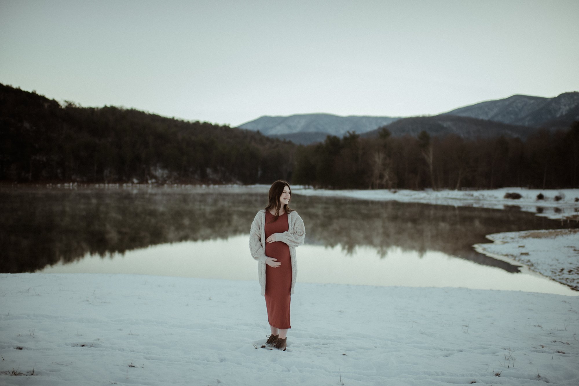 Shenandoah National Park Maternity Session - Virginia Lake Maternity - Winter Maternity Inspiration - White Sails Creative Photography_49.jpg