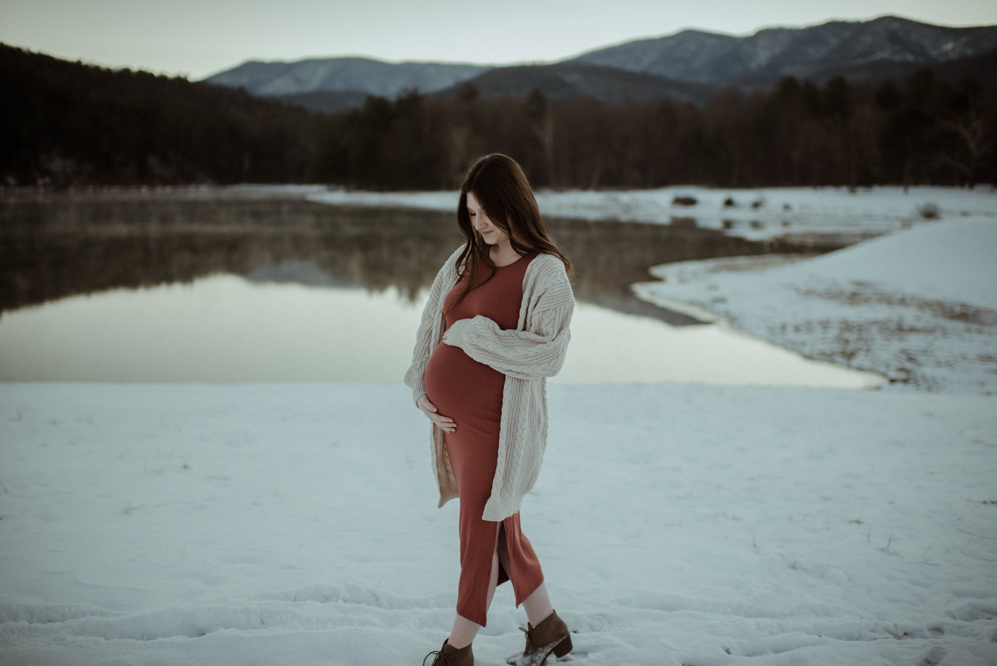 Shenandoah National Park Maternity Session - Virginia Lake Maternity - Winter Maternity Inspiration - White Sails Creative Photography_47.jpg