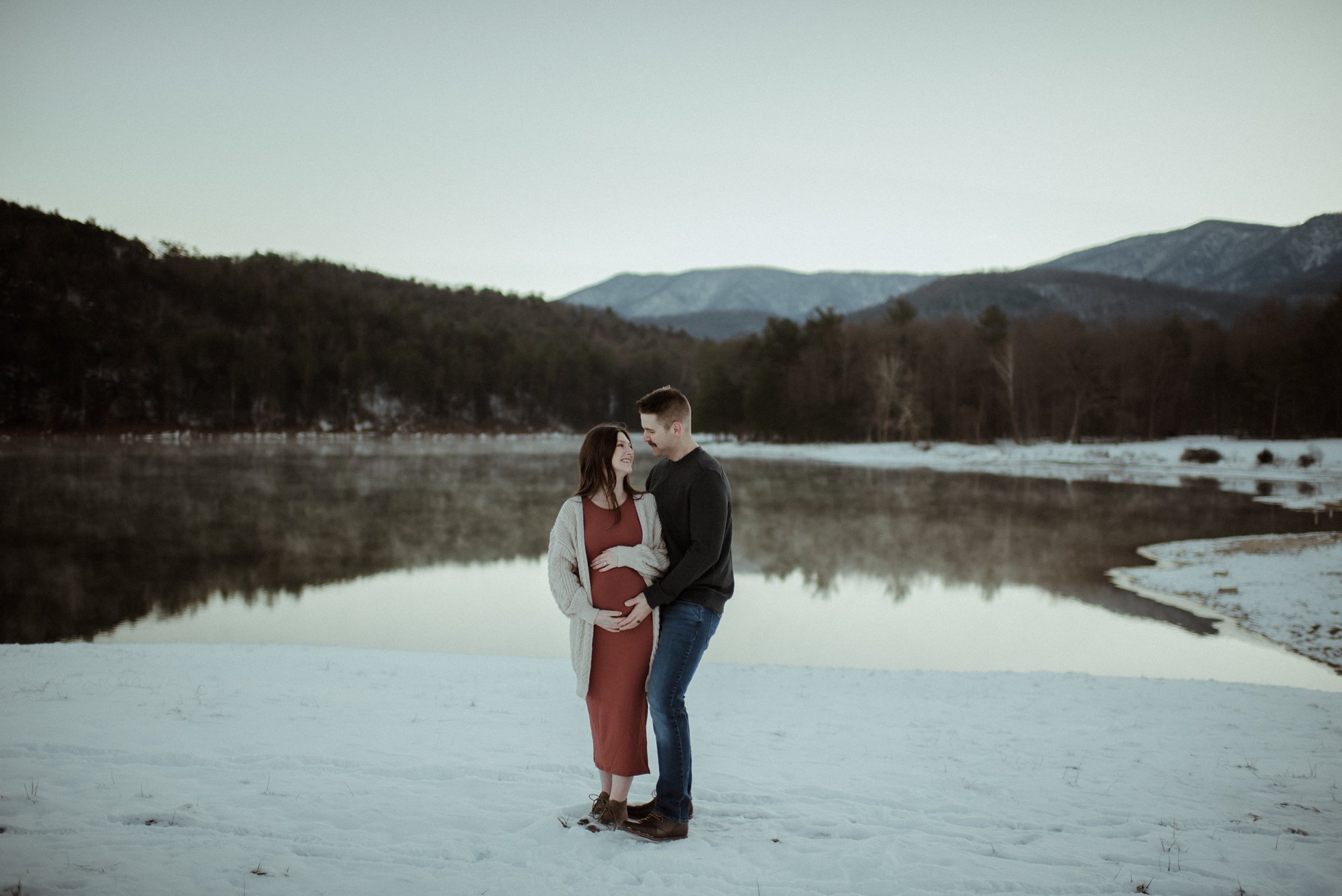 Shenandoah National Park Maternity Session - Virginia Lake Maternity - Winter Maternity Inspiration - White Sails Creative Photography_50.jpg