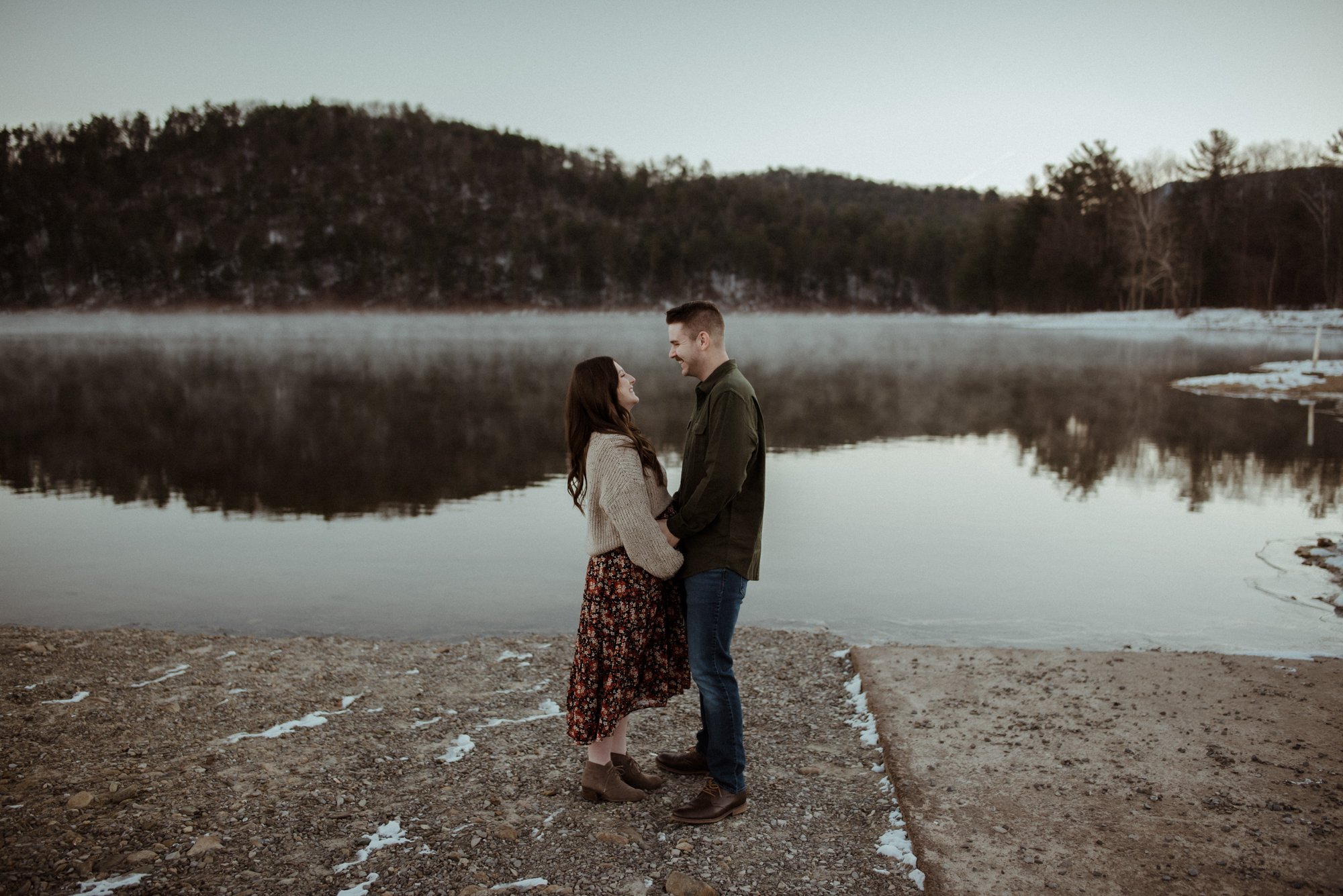 Shenandoah National Park Maternity Session - Virginia Lake Maternity - Winter Maternity Inspiration - White Sails Creative Photography_66.jpg