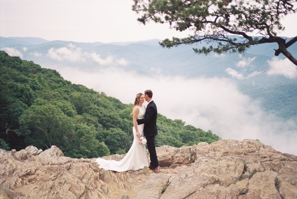 Shenandoah National Park Elopement on Film - Film Photographer in Blue Ridge Mountains Virginia_25.jpg