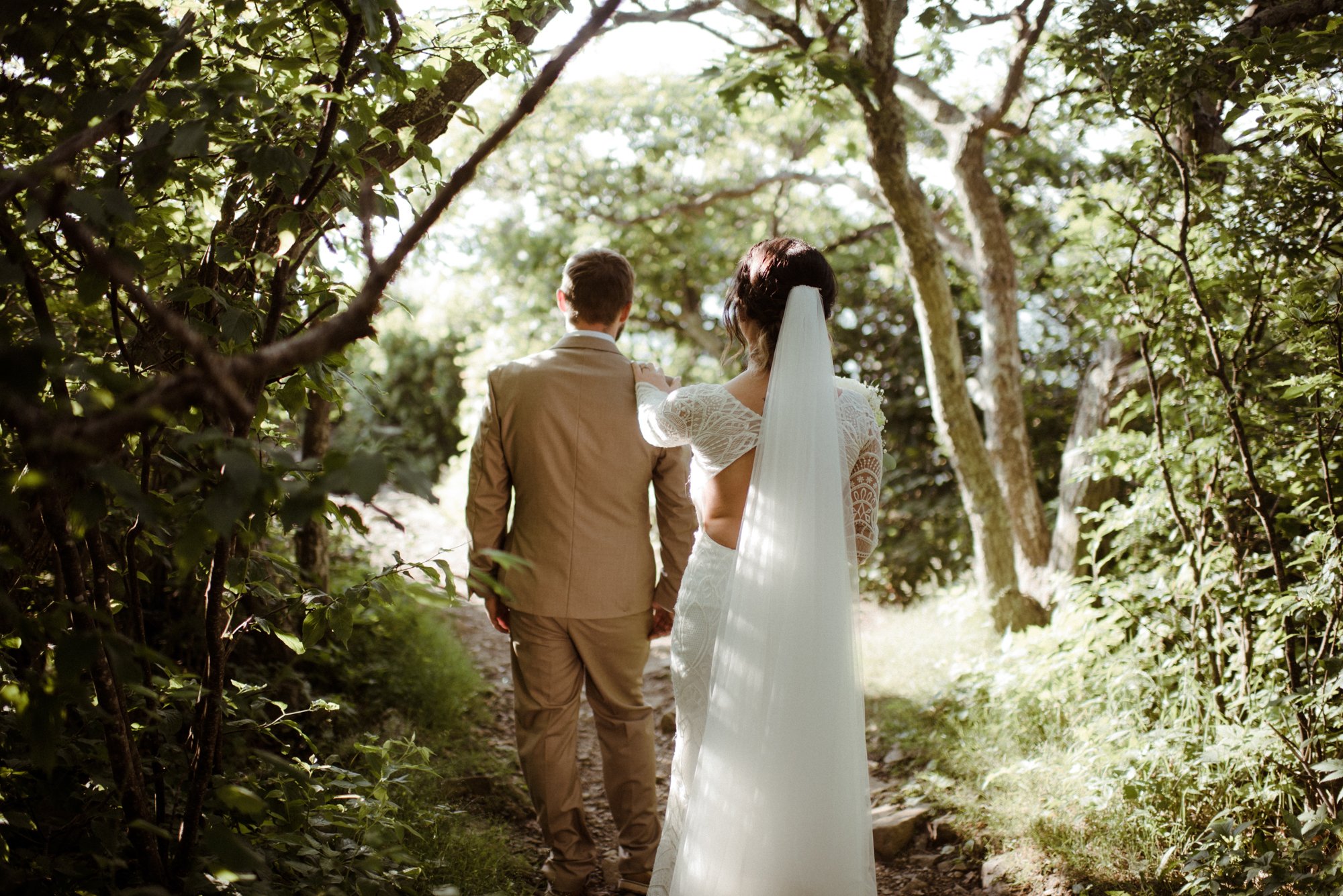 Sunset Elopement on Stony Man Summit in Shenandoah National Park - White Sails Creative Elopement Photography - July Elopement on the Blue Ridge Parkway_9.jpg