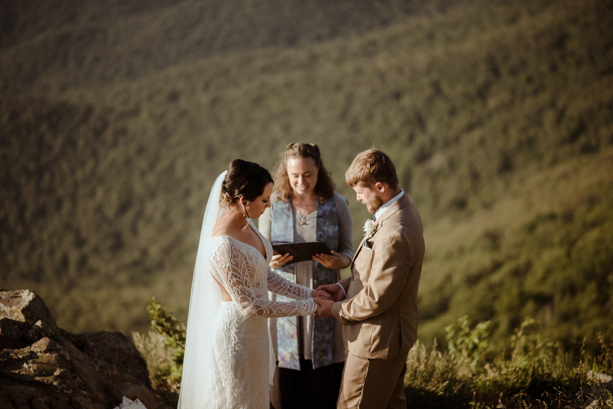 Sunset Elopement on Stony Man Summit in Shenandoah National Park - White Sails Creative Elopement Photography - July Elopement on the Blue Ridge Parkway_22.jpg