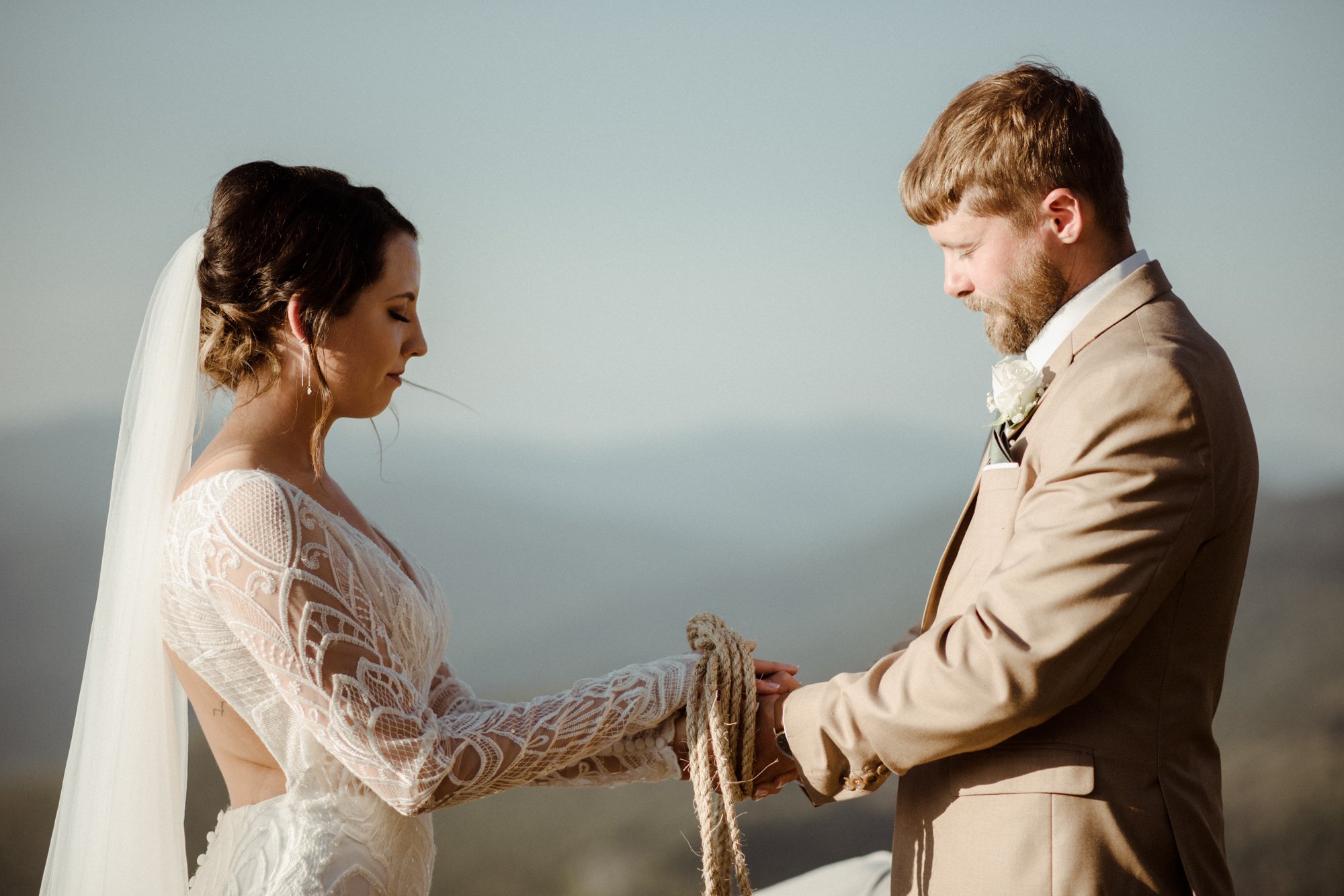 Sunset Elopement on Stony Man Summit in Shenandoah National Park - White Sails Creative Elopement Photography - July Elopement on the Blue Ridge Parkway_30.jpg