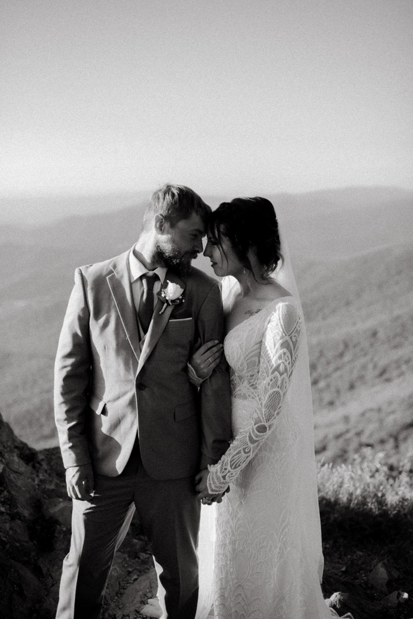 Sunset Elopement on Stony Man Summit in Shenandoah National Park - White Sails Creative Elopement Photography - July Elopement on the Blue Ridge Parkway_36.jpg