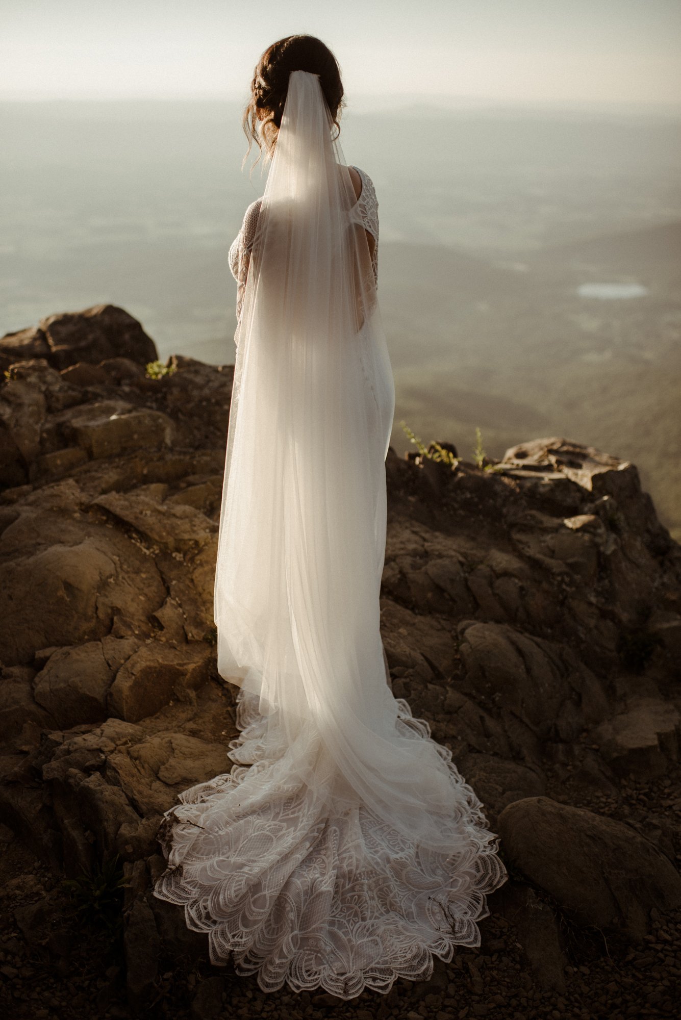 Sunset Elopement on Stony Man Summit in Shenandoah National Park - White Sails Creative Elopement Photography - July Elopement on the Blue Ridge Parkway_47.jpg