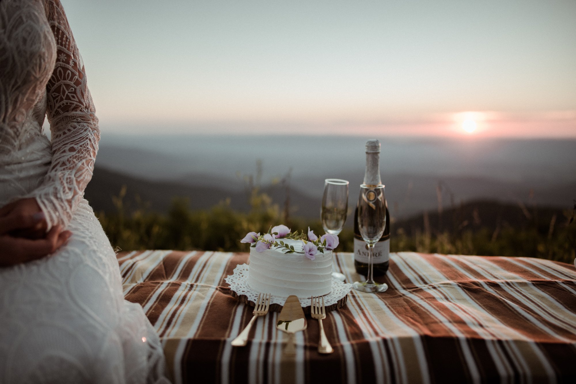 Sunset Elopement on Stony Man Summit in Shenandoah National Park - White Sails Creative Elopement Photography - July Elopement on the Blue Ridge Parkway_64.jpg