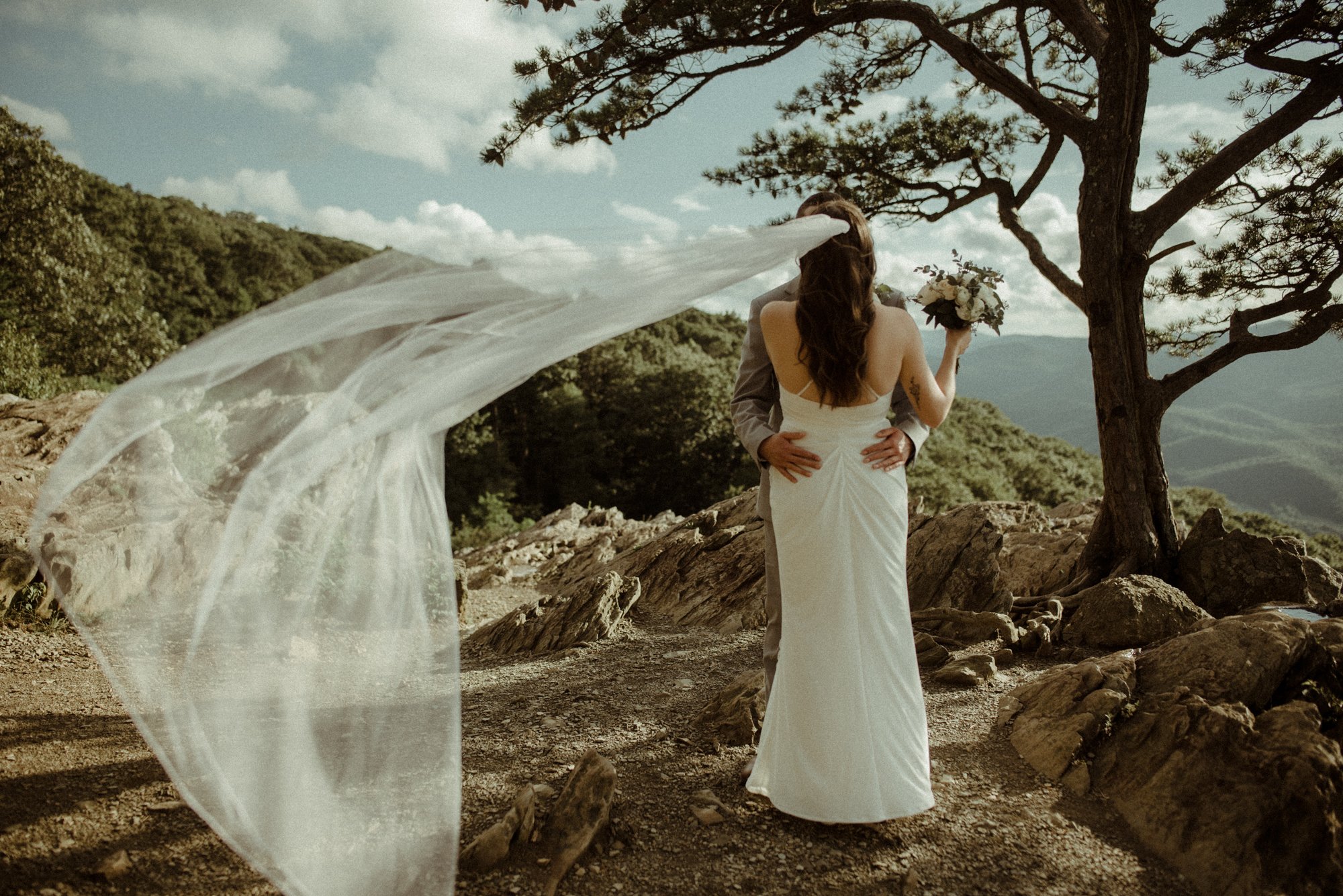 Sunset Elopement at Ravens Roost Overlook Blue Ridge Parkway Elopement Photographer in Virginia - White Sails Creative - Virginia Elopement Inspiration_5.jpg