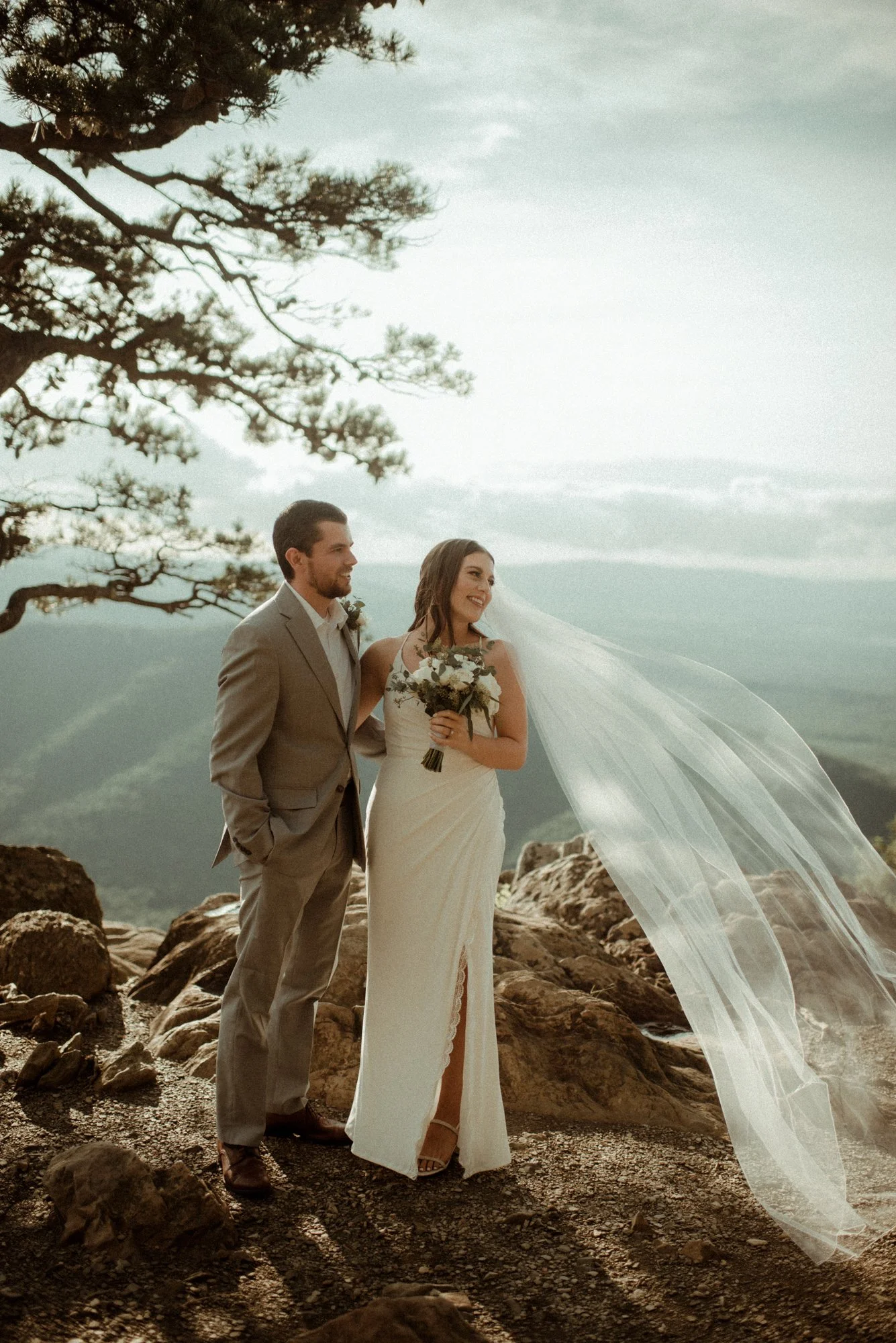 Sunset Elopement at Ravens Roost Overlook Blue Ridge Parkway Elopement Photographer in Virginia - White Sails Creative - Virginia Elopement Inspiration_9.jpg