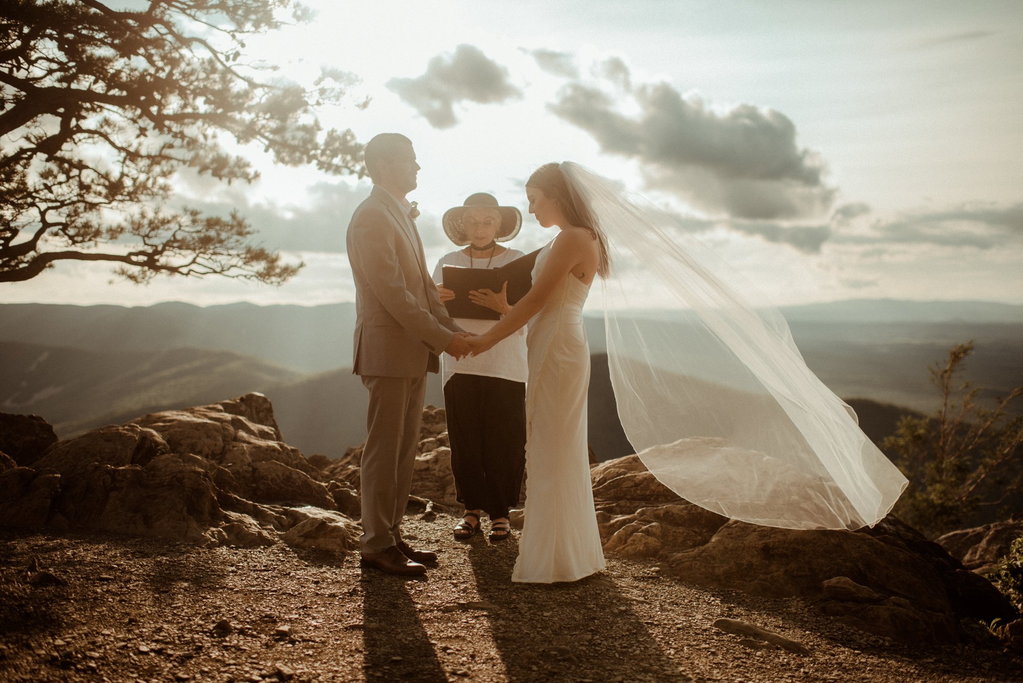 Sunset Elopement at Ravens Roost Overlook Blue Ridge Parkway Elopement Photographer in Virginia - White Sails Creative - Virginia Elopement Inspiration_19.jpg