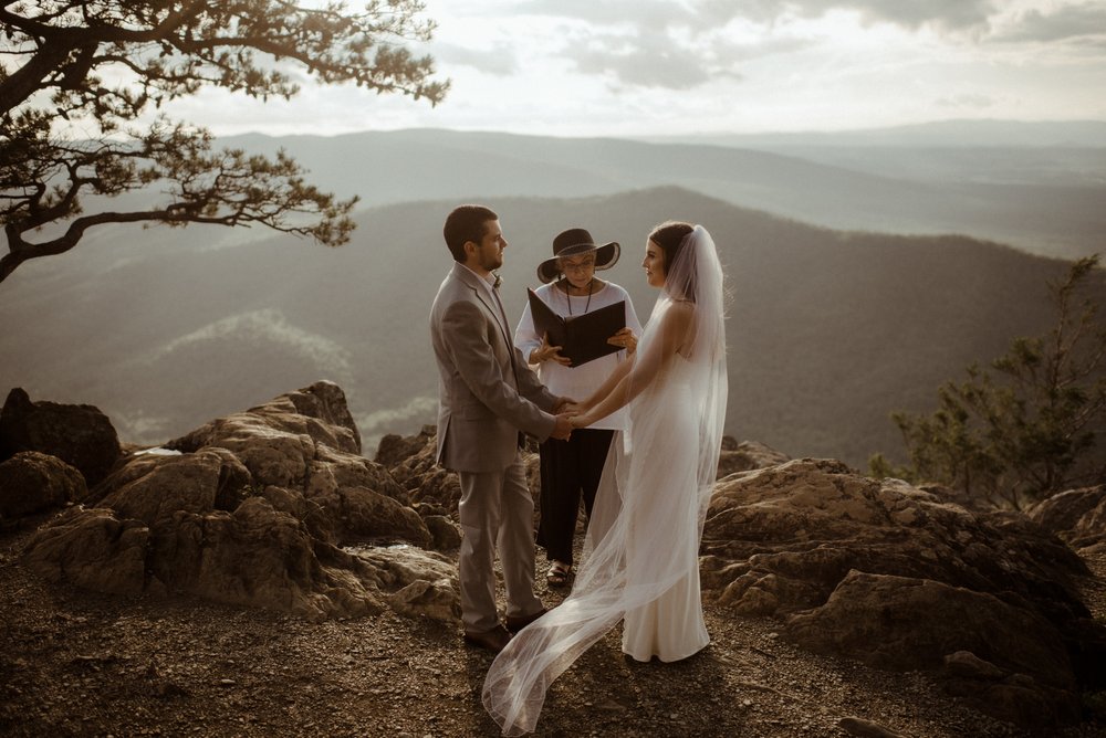 Sunset Elopement at Ravens Roost Overlook Blue Ridge Parkway Elopement Photographer in Virginia - White Sails Creative - Virginia Elopement Inspiration_26.jpg