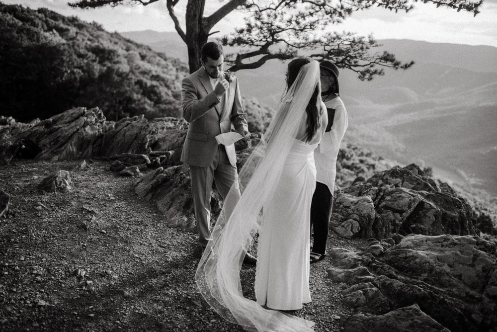 Sunset Elopement at Ravens Roost Overlook Blue Ridge Parkway Elopement Photographer in Virginia - White Sails Creative - Virginia Elopement Inspiration_29.jpg