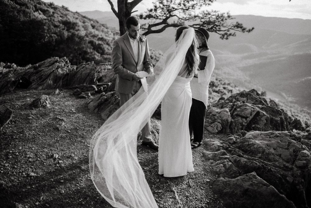 Sunset Elopement at Ravens Roost Overlook Blue Ridge Parkway Elopement Photographer in Virginia - White Sails Creative - Virginia Elopement Inspiration_30.jpg