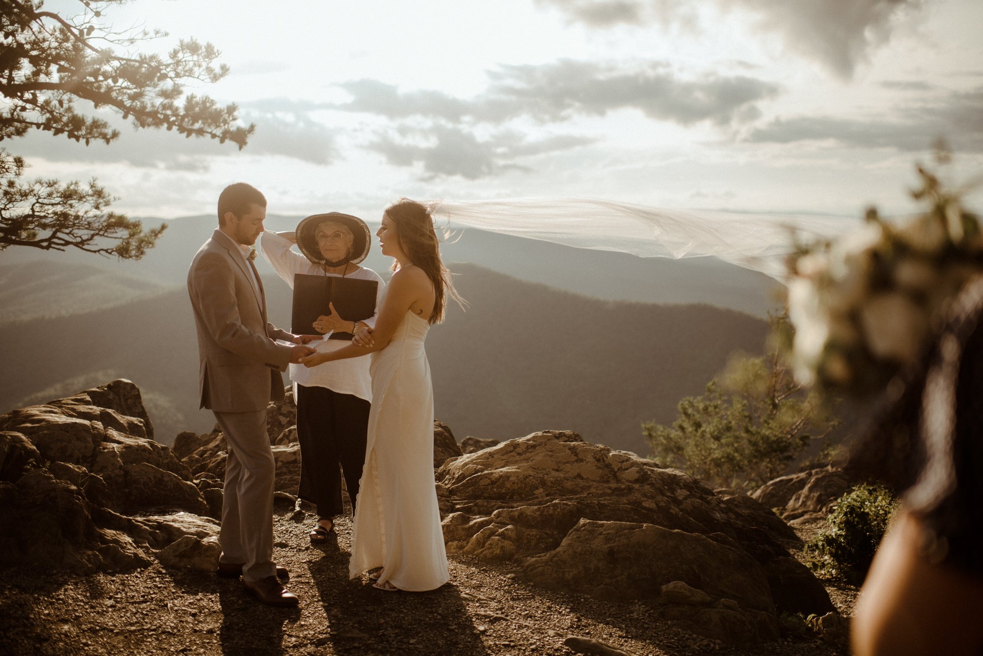 Sunset Elopement at Ravens Roost Overlook Blue Ridge Parkway Elopement Photographer in Virginia - White Sails Creative - Virginia Elopement Inspiration_31.jpg