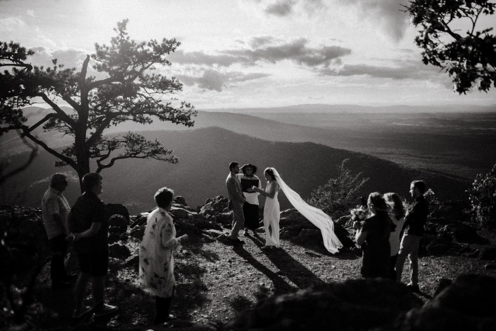 Sunset Elopement at Ravens Roost Overlook Blue Ridge Parkway Elopement Photographer in Virginia - White Sails Creative - Virginia Elopement Inspiration_33.jpg