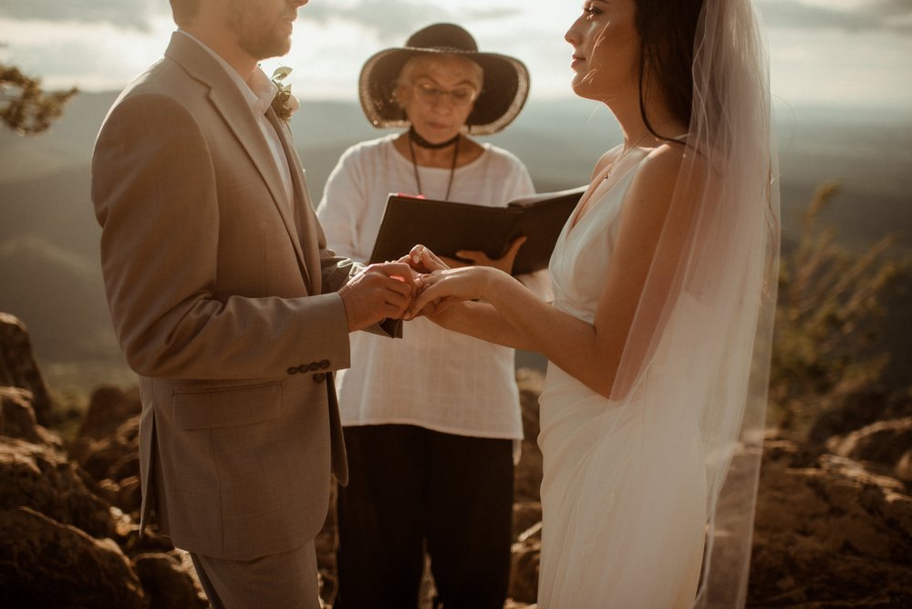 Sunset Elopement at Ravens Roost Overlook Blue Ridge Parkway Elopement Photographer in Virginia - White Sails Creative - Virginia Elopement Inspiration_36.jpg