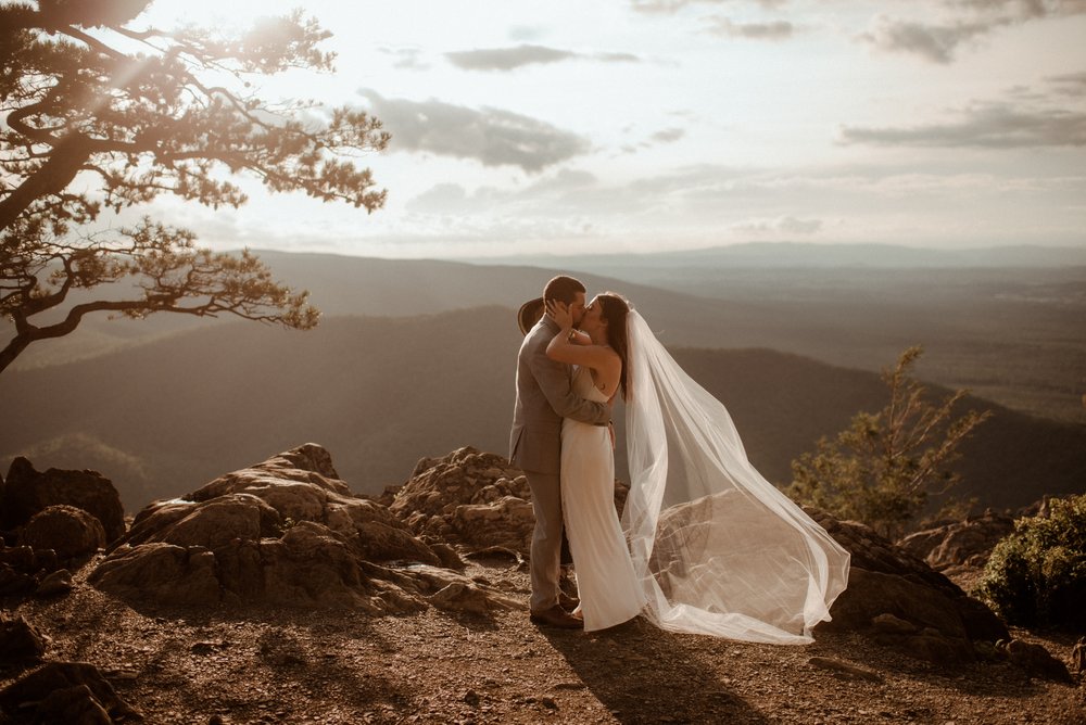 Sunset Elopement at Ravens Roost Overlook Blue Ridge Parkway Elopement Photographer in Virginia - White Sails Creative - Virginia Elopement Inspiration_42.jpg