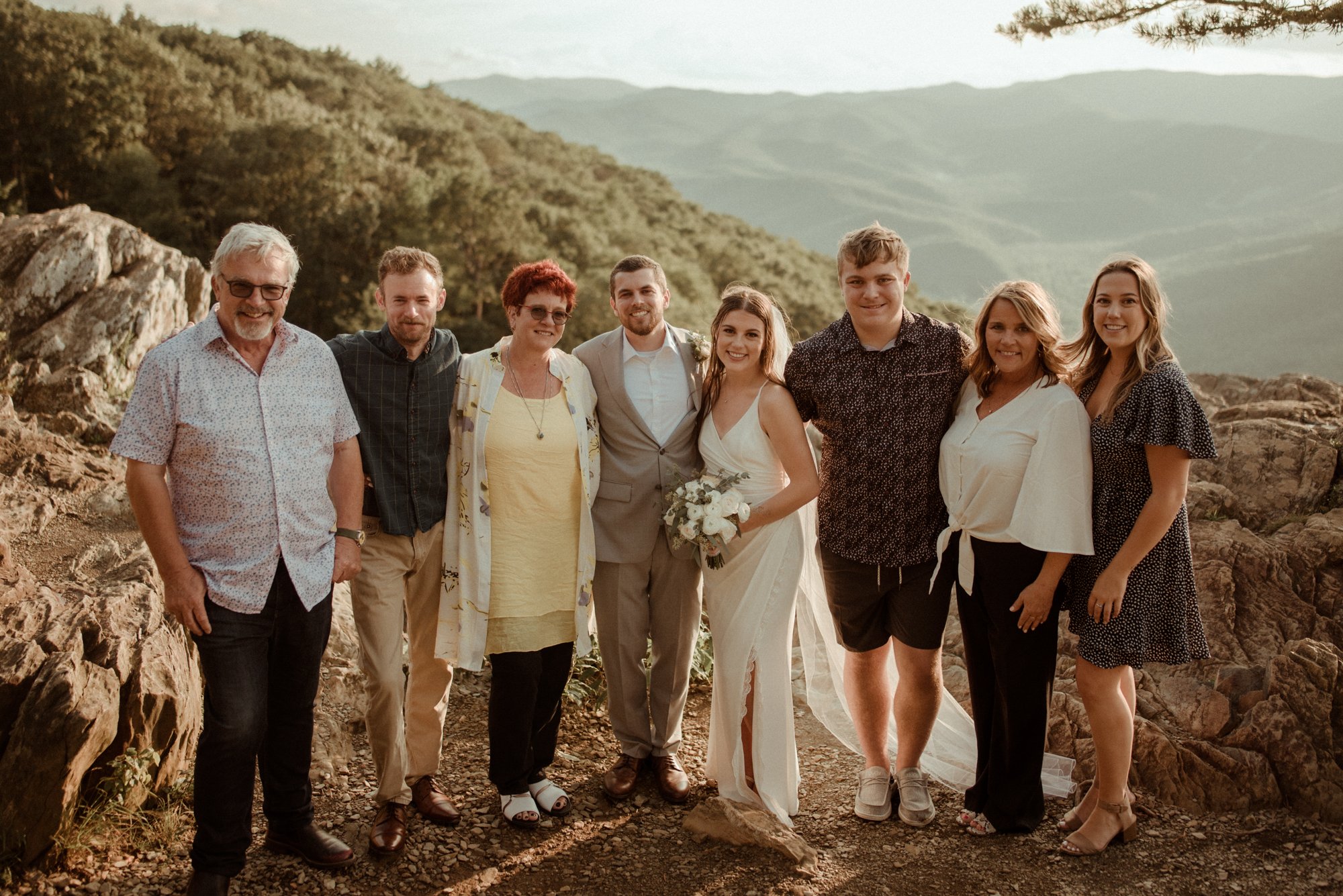 Sunset Elopement at Ravens Roost Overlook Blue Ridge Parkway Elopement Photographer in Virginia - White Sails Creative - Virginia Elopement Inspiration_51.jpg