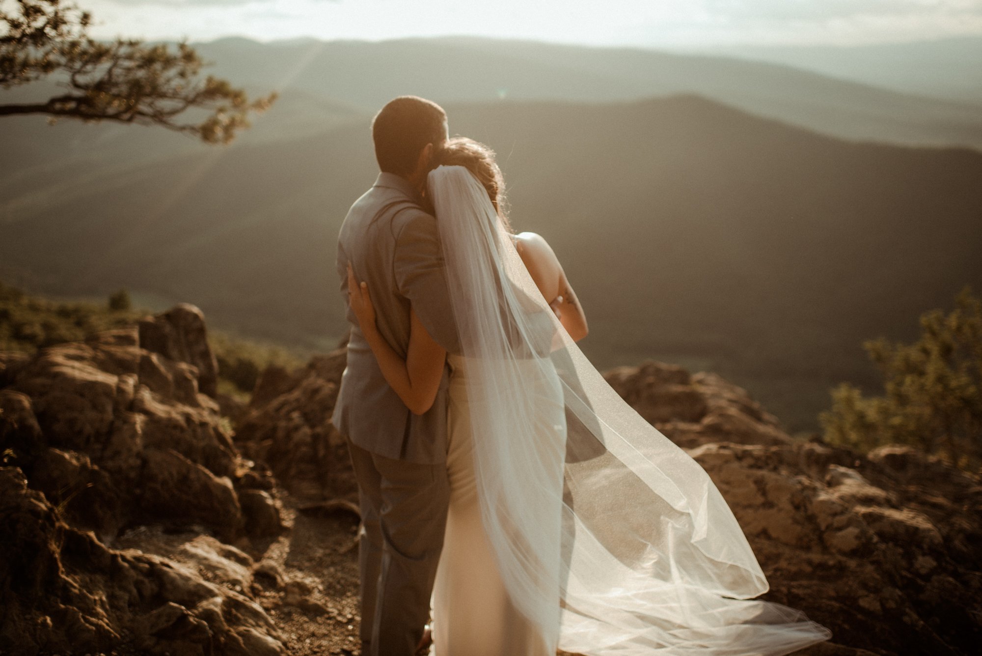 Sunset Elopement at Ravens Roost Overlook Blue Ridge Parkway Elopement Photographer in Virginia - White Sails Creative - Virginia Elopement Inspiration_57.jpg