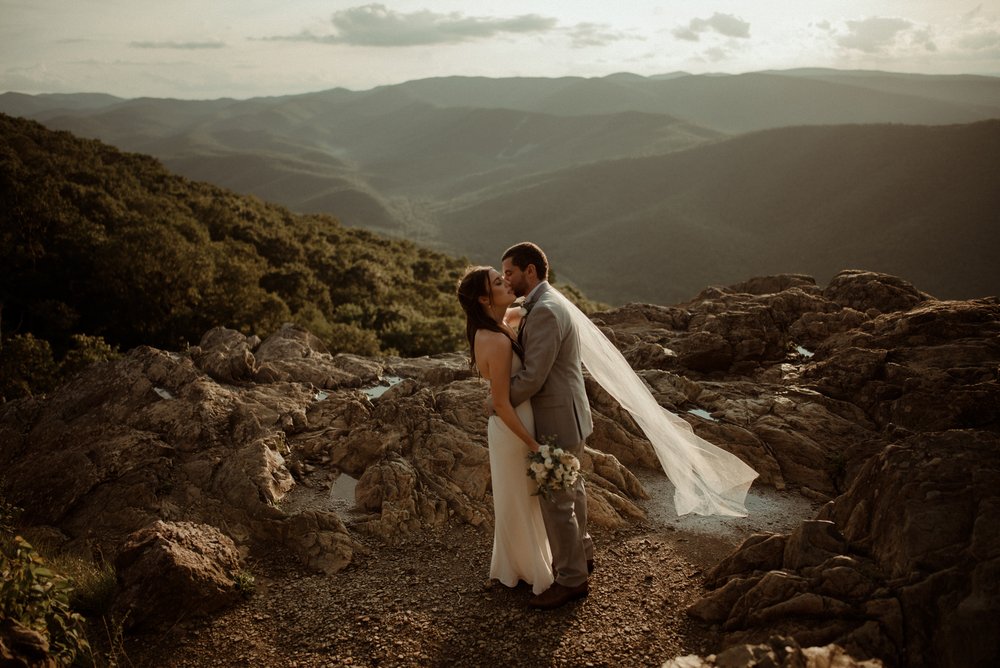 Sunset Elopement at Ravens Roost Overlook Blue Ridge Parkway Elopement Photographer in Virginia - White Sails Creative - Virginia Elopement Inspiration_66.jpg