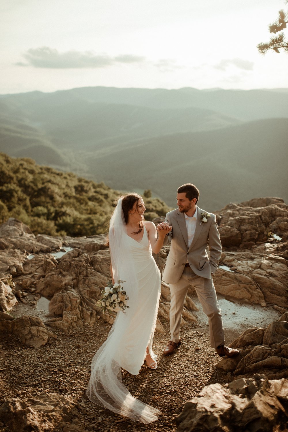 Sunset Elopement at Ravens Roost Overlook Blue Ridge Parkway Elopement Photographer in Virginia - White Sails Creative - Virginia Elopement Inspiration_72.jpg