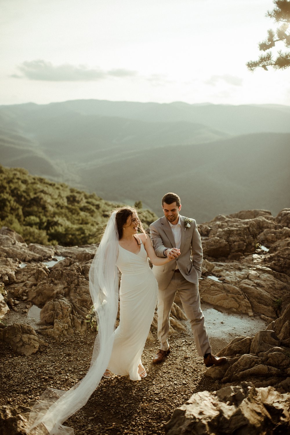 Sunset Elopement at Ravens Roost Overlook Blue Ridge Parkway Elopement Photographer in Virginia - White Sails Creative - Virginia Elopement Inspiration_73.jpg