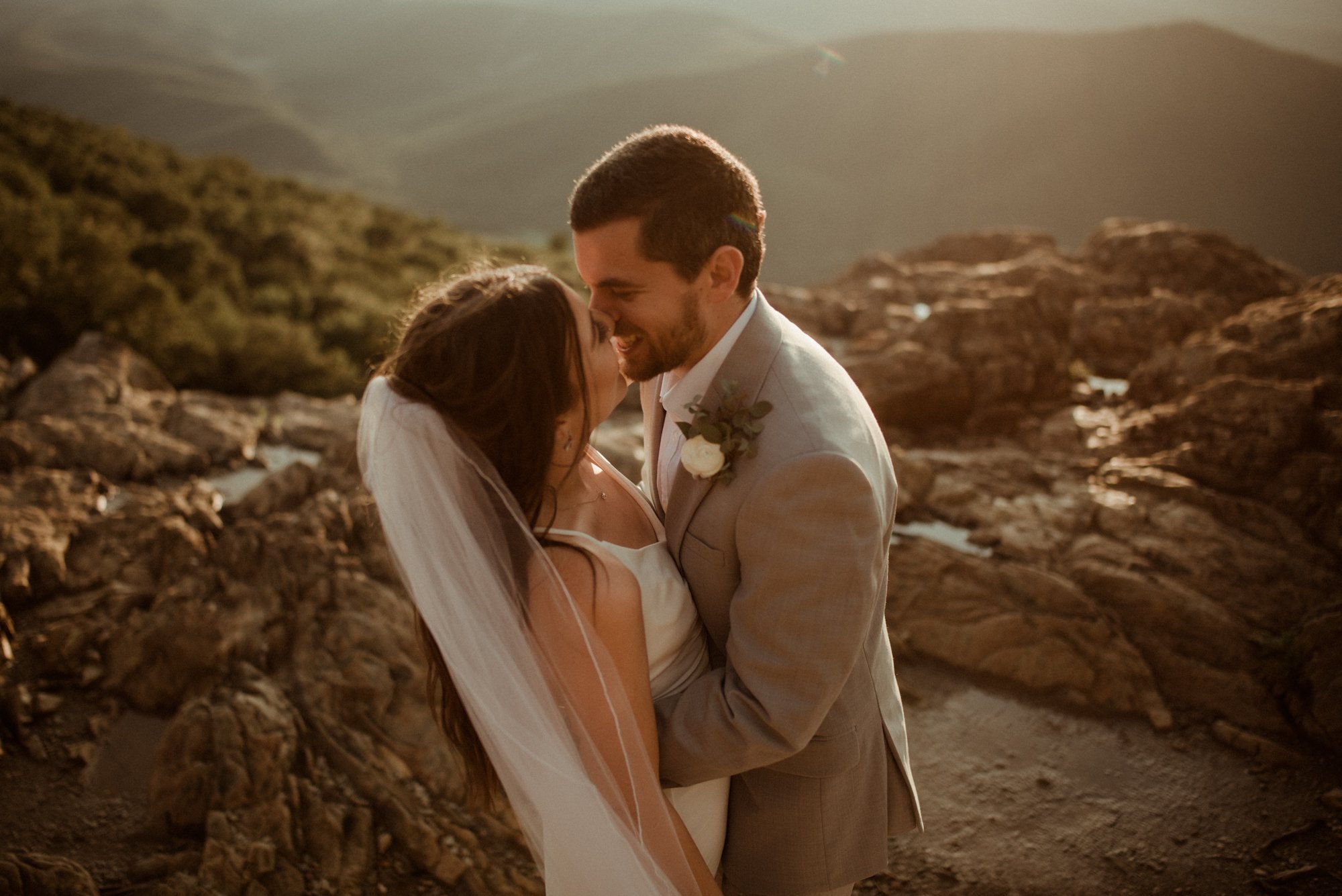 Sunset Elopement at Ravens Roost Overlook Blue Ridge Parkway Elopement Photographer in Virginia - White Sails Creative - Virginia Elopement Inspiration_76.jpg