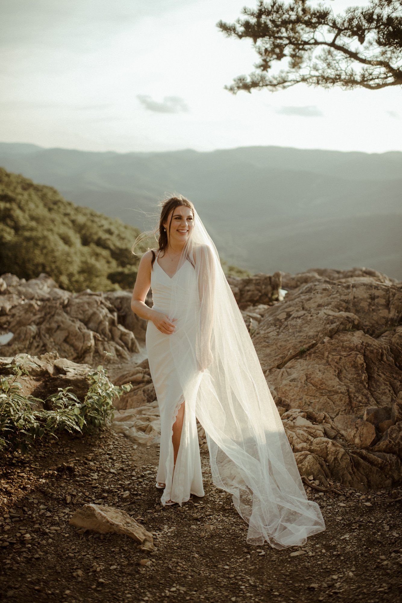 Sunset Elopement at Ravens Roost Overlook Blue Ridge Parkway Elopement Photographer in Virginia - White Sails Creative - Virginia Elopement Inspiration_83.jpg