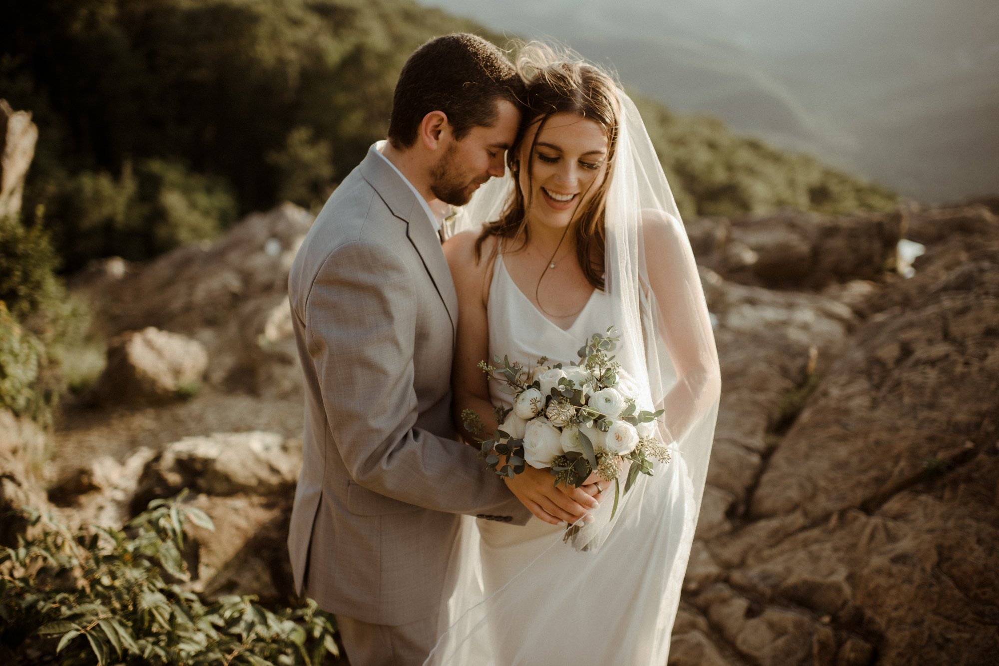 Sunset Elopement at Ravens Roost Overlook Blue Ridge Parkway Elopement Photographer in Virginia - White Sails Creative - Virginia Elopement Inspiration_86.jpg