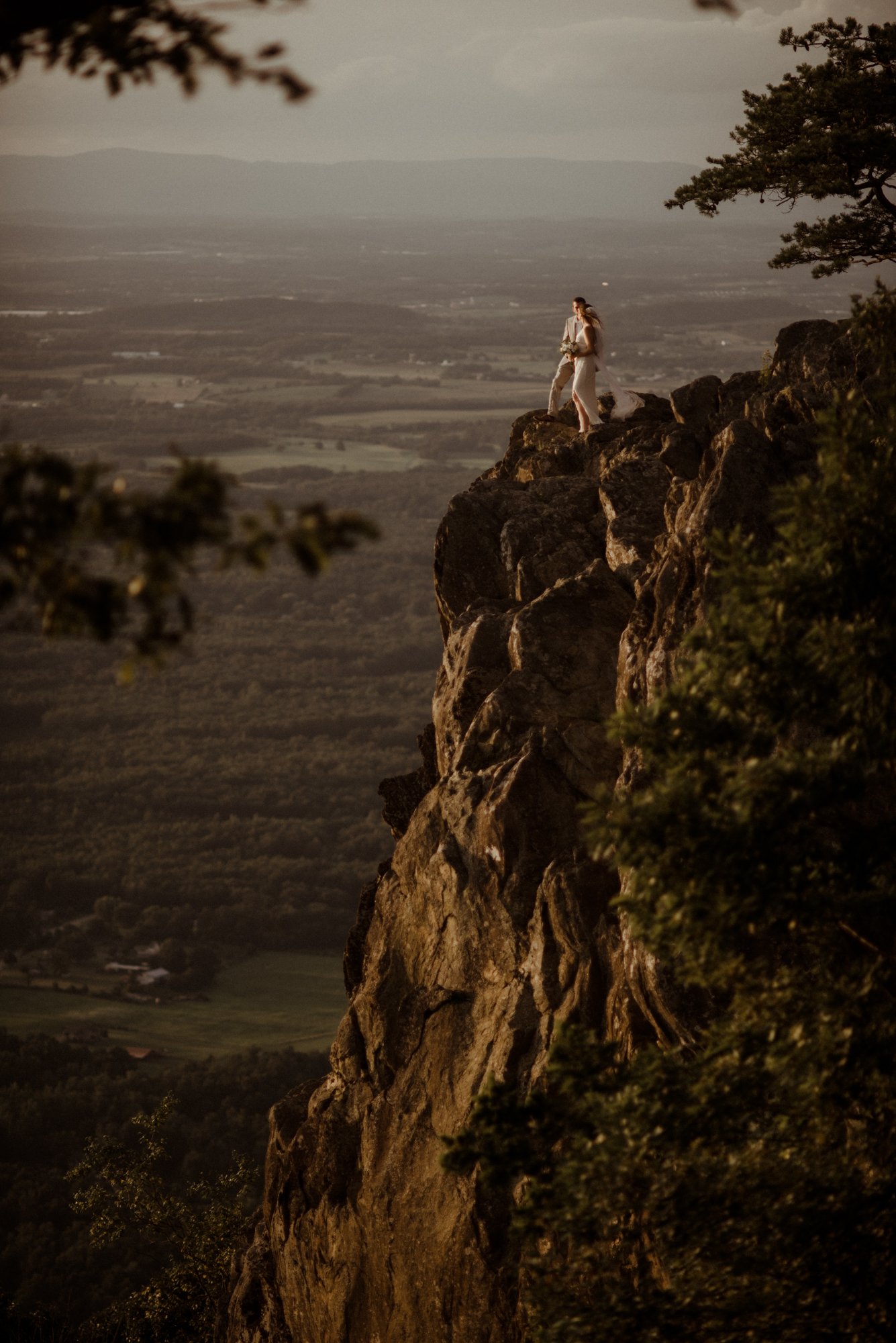 Sunset Elopement at Ravens Roost Overlook Blue Ridge Parkway Elopement Photographer in Virginia - White Sails Creative - Virginia Elopement Inspiration_93.jpg