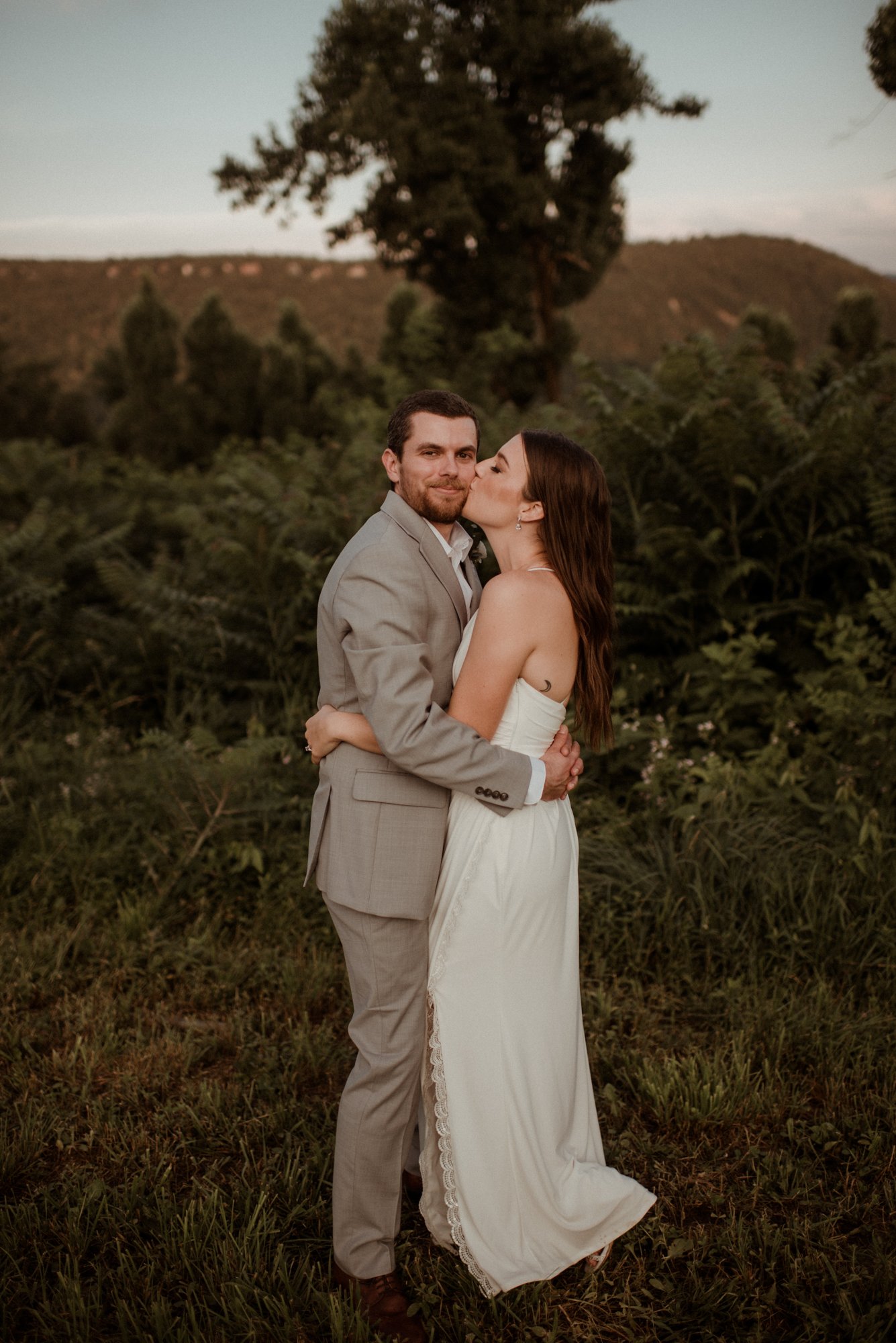 Sunset Elopement at Ravens Roost Overlook Blue Ridge Parkway Elopement Photographer in Virginia - White Sails Creative - Virginia Elopement Inspiration_109.jpg