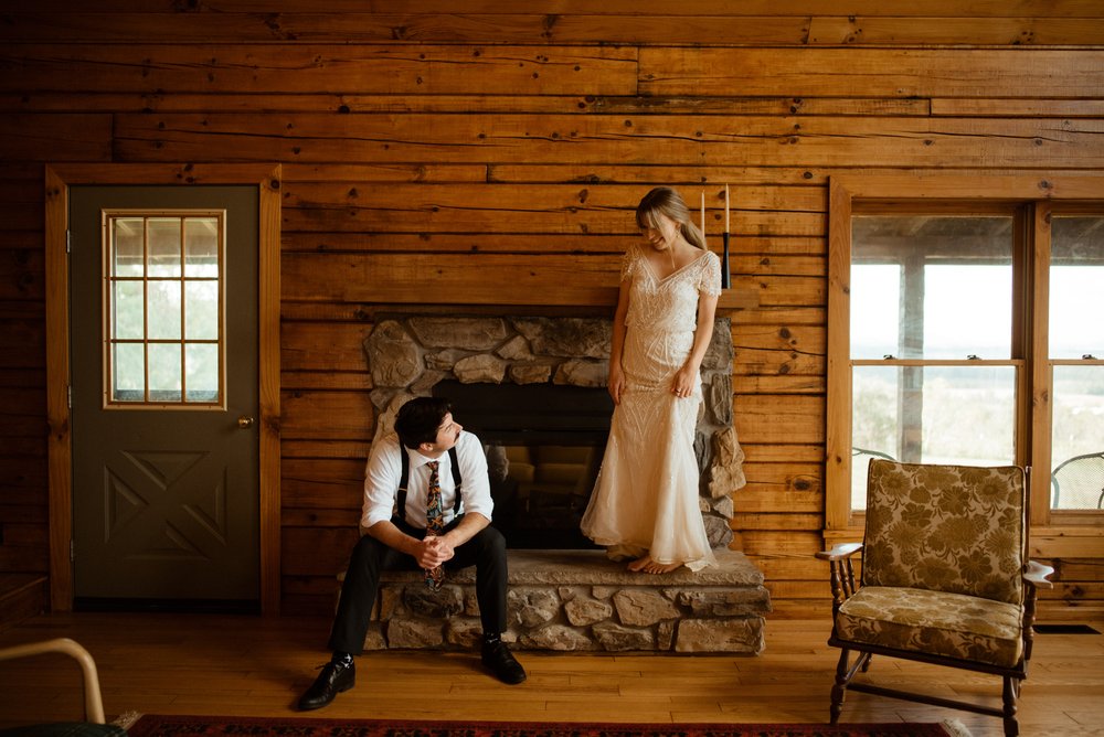 Sill and Glade Cabin Elopement in Virginia - Mountain Airbnb Elopement - White Sails Creative - Blue Ridge Mountains Elopement Cabin Inspiration_5.jpg