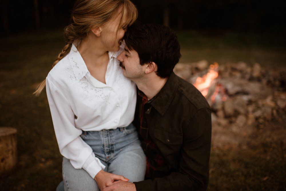 Sill and Glade Cabin Elopement in Virginia - Mountain Airbnb Elopement - White Sails Creative - Blue Ridge Mountains Elopement Cabin Inspiration_41.jpg