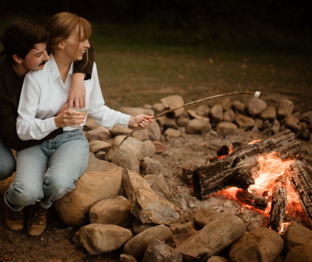 Sill and Glade Cabin Elopement in Virginia - Mountain Airbnb Elopement - White Sails Creative - Blue Ridge Mountains Elopement Cabin Inspiration_47.jpg