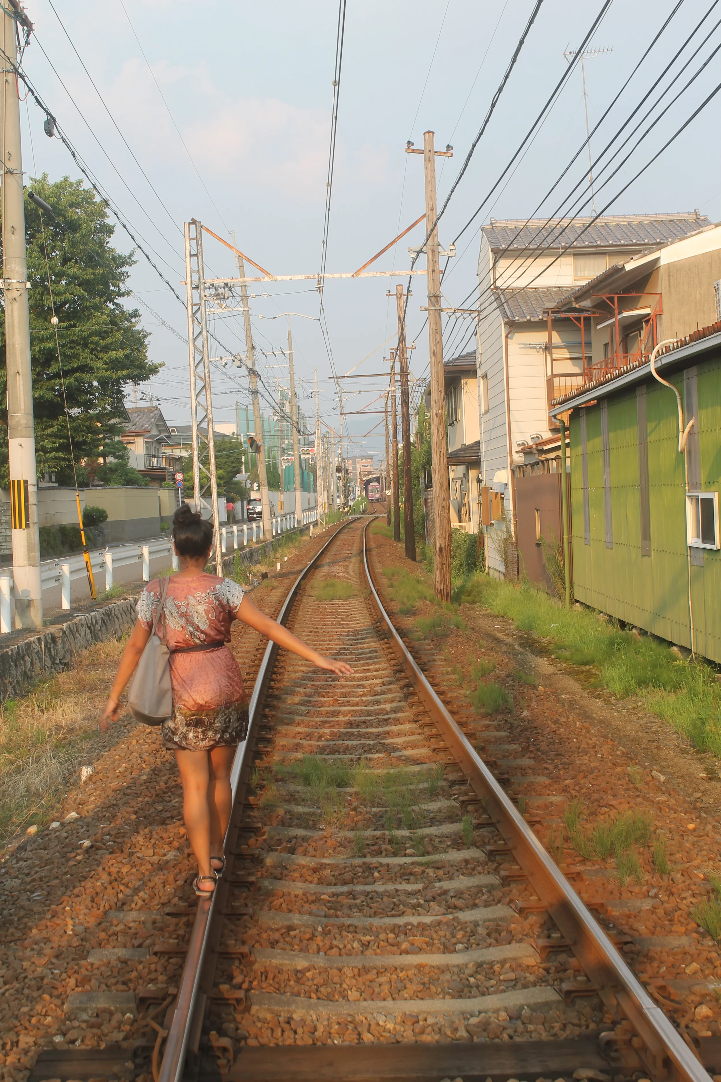 Exploring in the streets of Kyoto, Japan.