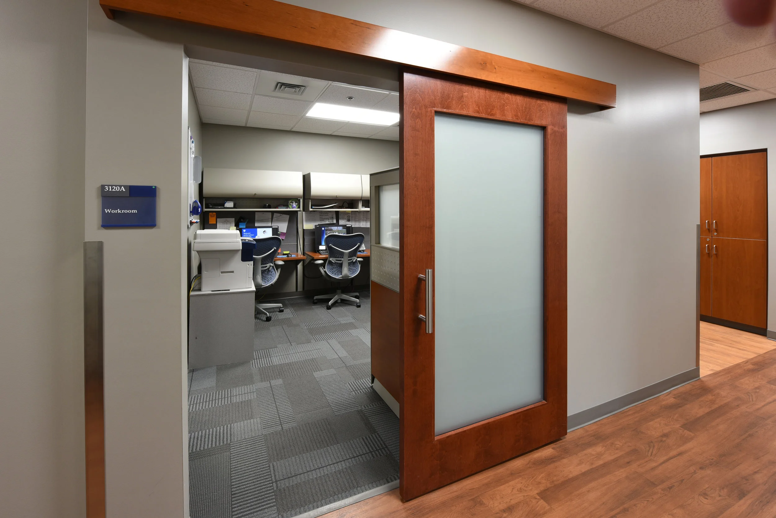  Staff Workroom | Patient Lockers 