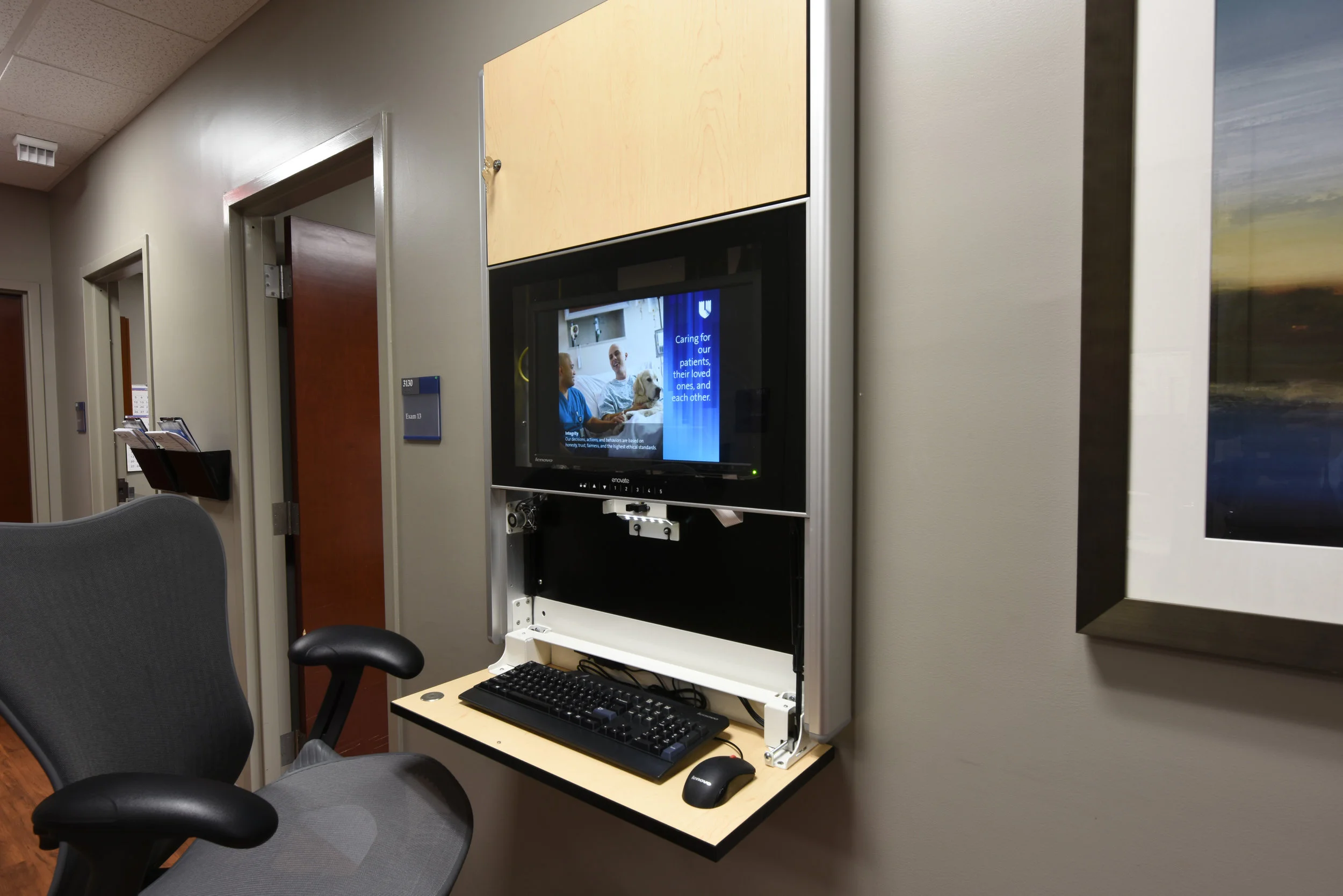  Records Station at Exam Area 