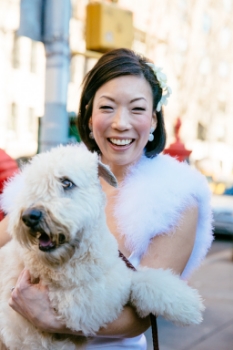  Flash, age 11, with Christina on her wedding day.