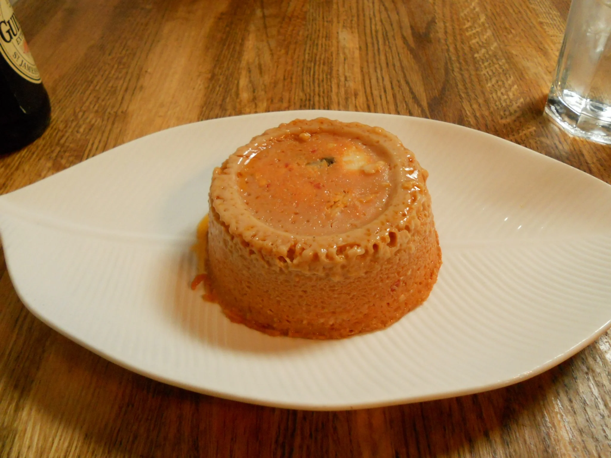 Moi moi, a Nigerian steamed bean pudding from Brooklyn's Buka restaurant. 