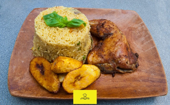 Tokunbo's Nigerian-style fried rice. 