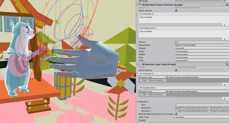 Interacting with the Leap Motion