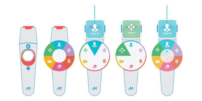 Initial user testing showed that players had a hard time finding the tool they wanted. In earlier designs, there was almost nothing to differentiate between tools. In order to decrease that mental load, my solution was to start color-coding each too