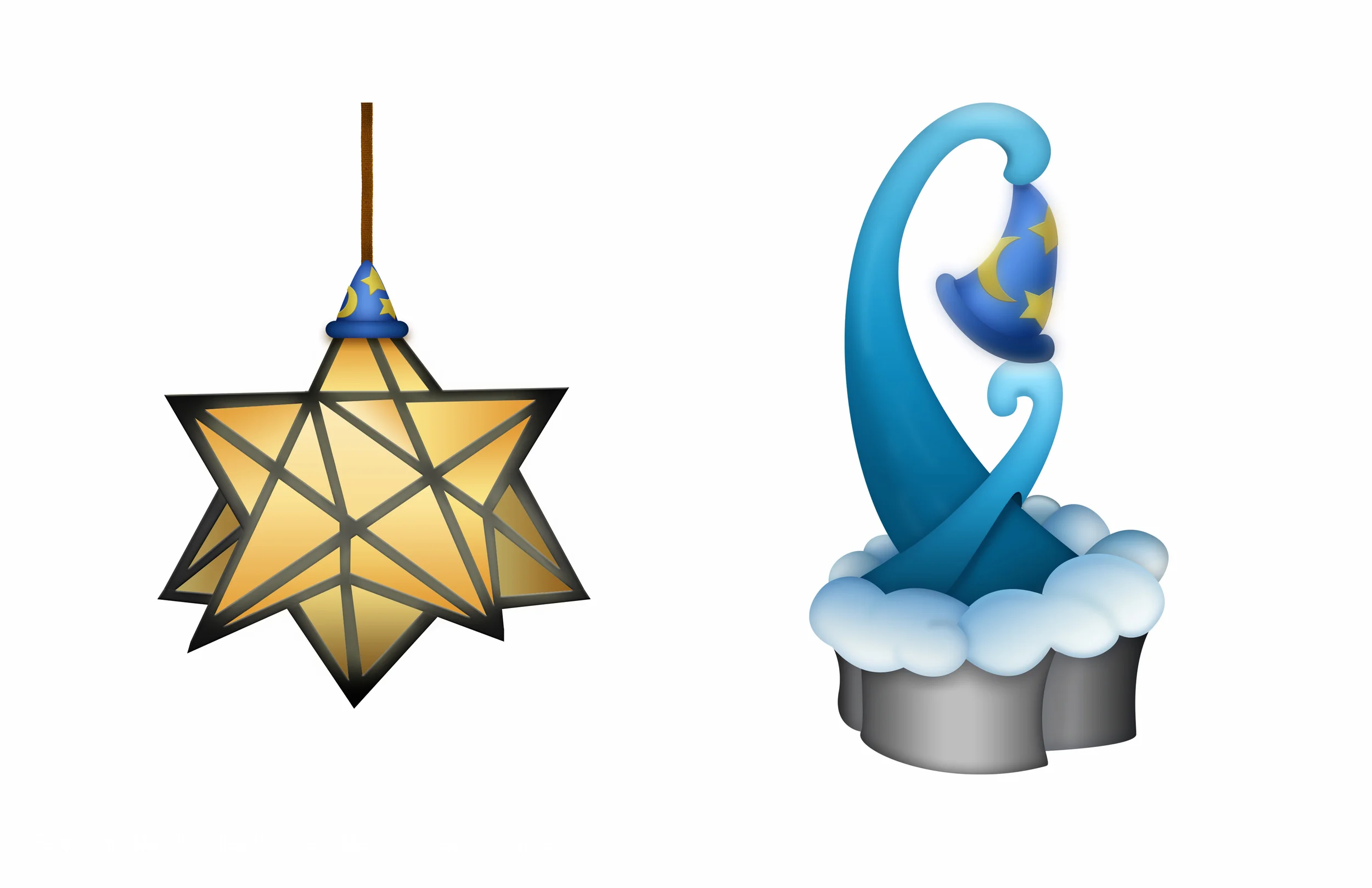 Star Shaped Lamp Concept & Sorcerer Hat Lamp Concept