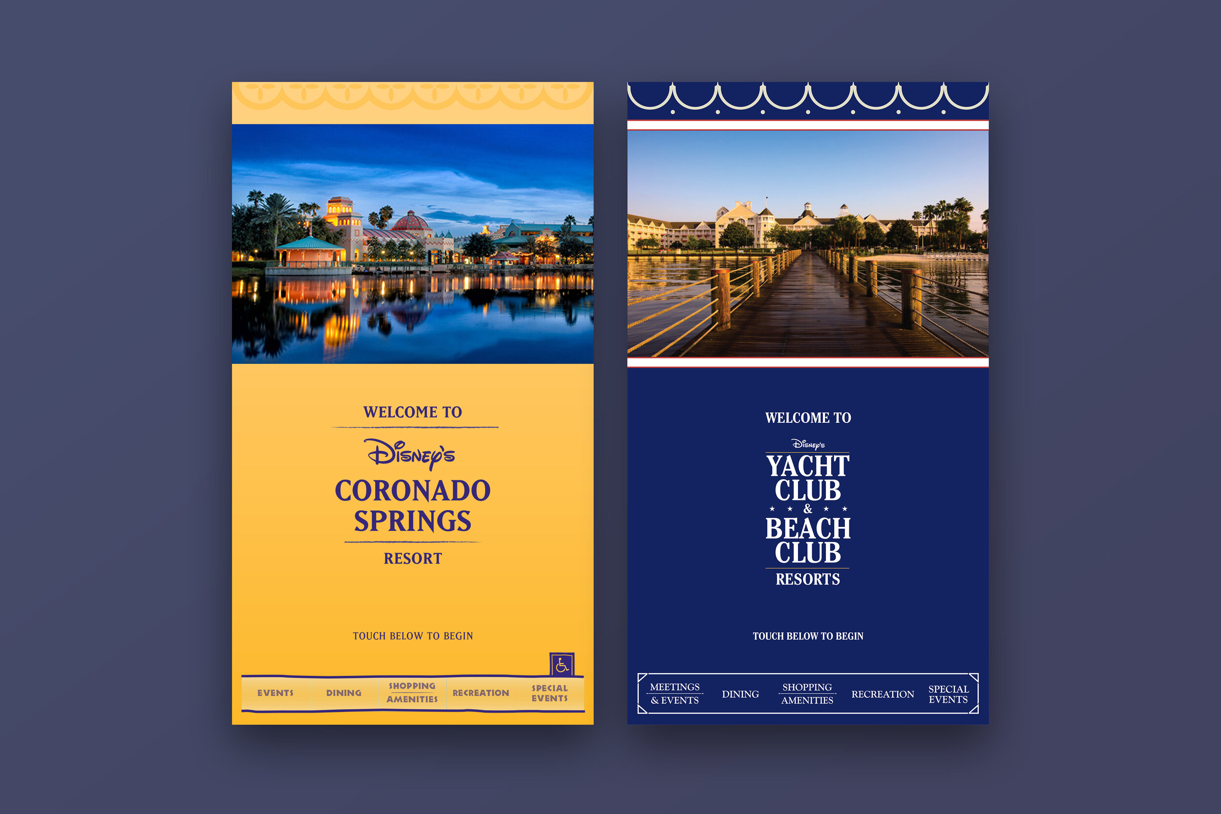 Other Resorts where the layout was implemented with their own theme.