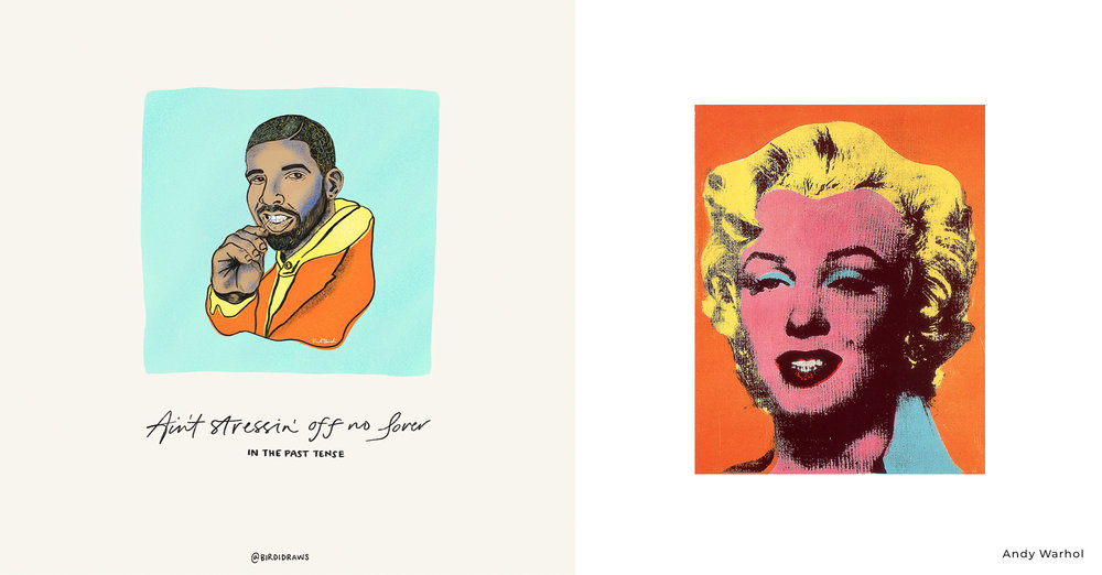 Drake vs Andy Warhol