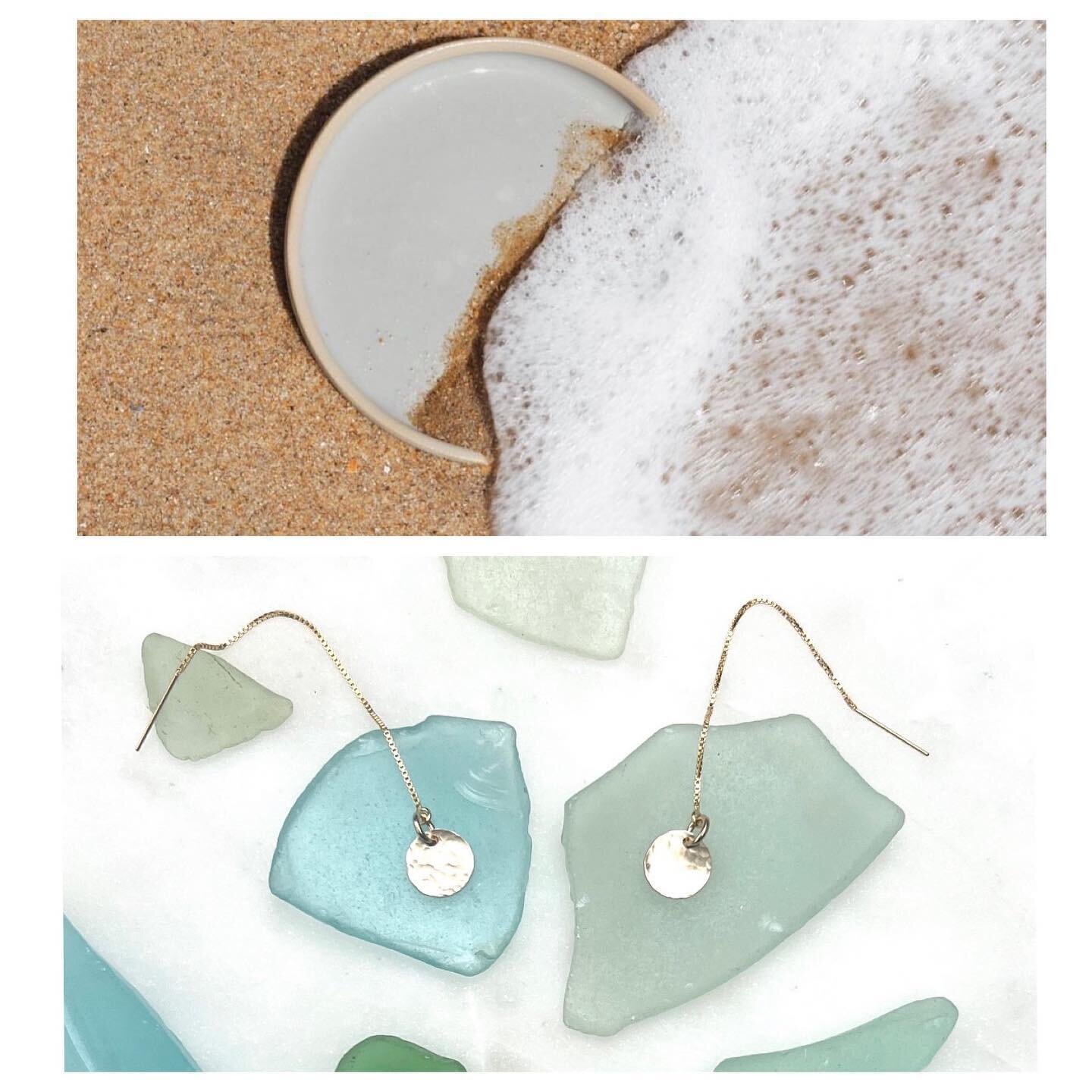 ✨Jars of Dust Sea Glass Pop Up this Saturday, December 10th from 9am-1pm.✨
 
Bring your favorite piece of sea glass to have made into a necklace and shop all sea inspired pieces! You'll be able to choose your own chain and design a one of a kind sea 