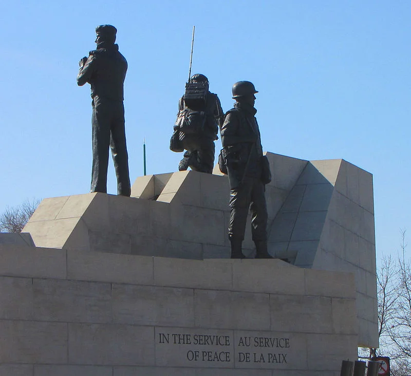 Peacekeepers' Monument in Ottawa source: D. Gordon E. Robertson, Wikipedia