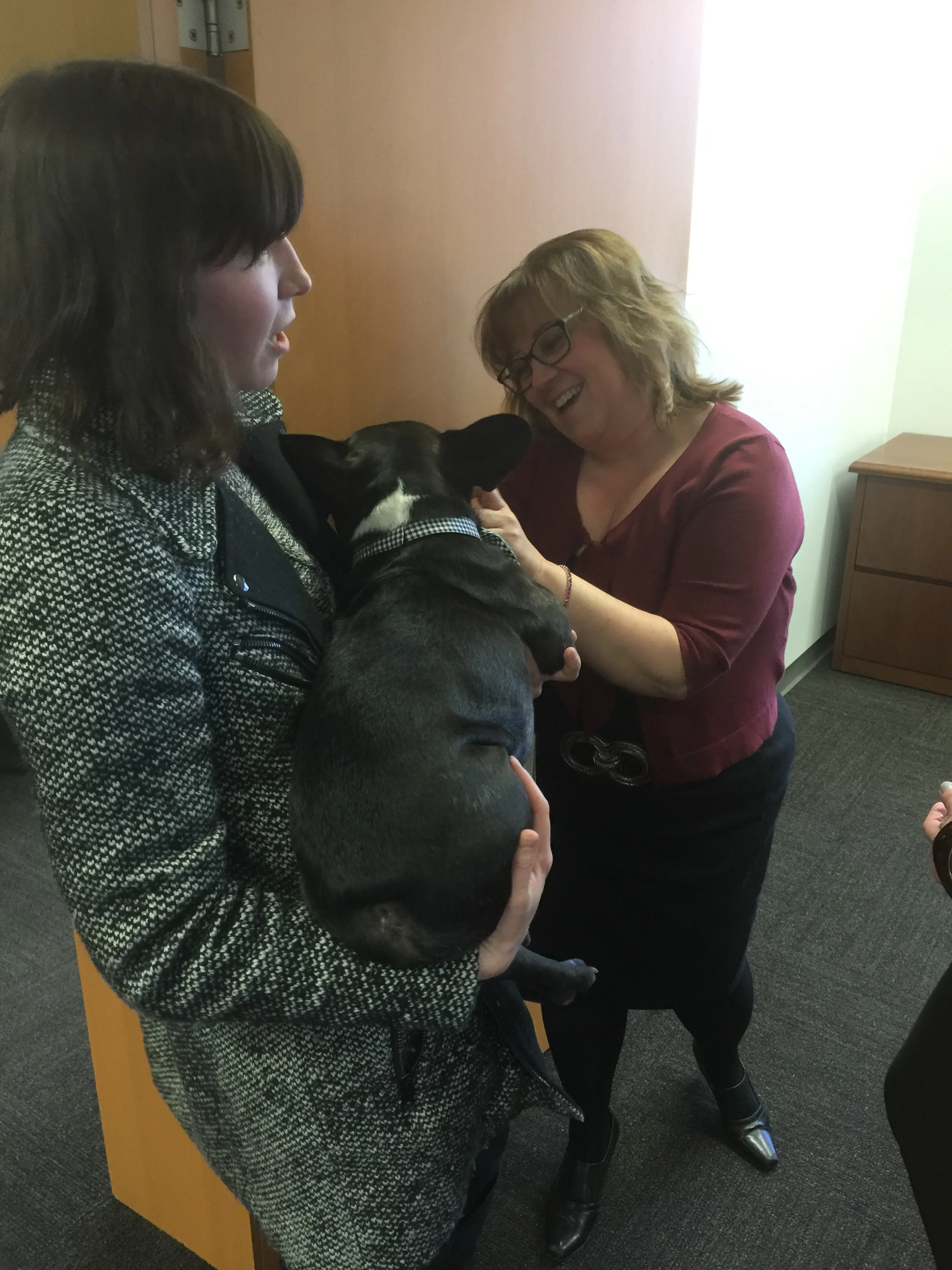 I got lotsa HappyFunTimes lovings!! "HI!! HEE HEE!! NICE TO MEET YOU AND STUFF!! MY NAME IS ARCHIE BRINDLETON PLUS I AM SOOPERGOOD FRIENDLYPALS WITH LIBBYWILKINSON!! YUP!!" ...........